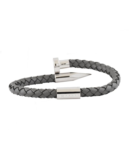 Pulsera Kpenko de acero inoxidable con acabado tejido