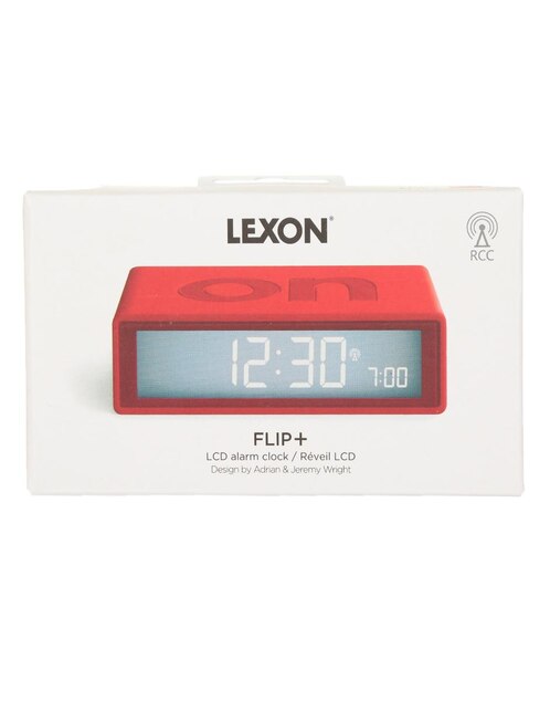 Lexon Flip RCC Despertador LCD Orange 