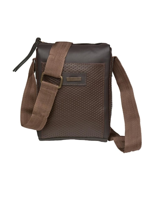 Bolsa messenger de piel para hombre 1