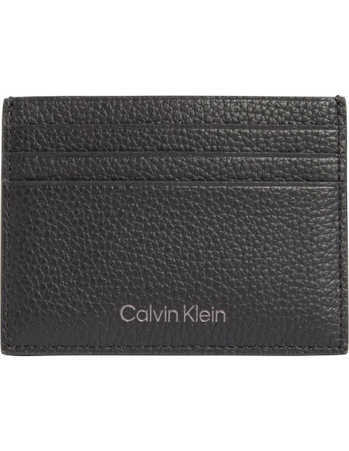 Tarjetero Calvin Klein de piel para hombre