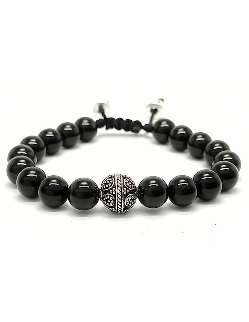 Pulsera Caos de plata acabado brillante