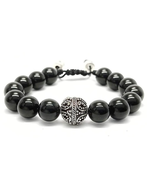 Pulsera Caos de plata acabado brillante