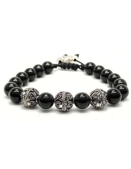 Pulsera Caos de plata acabado brillante
