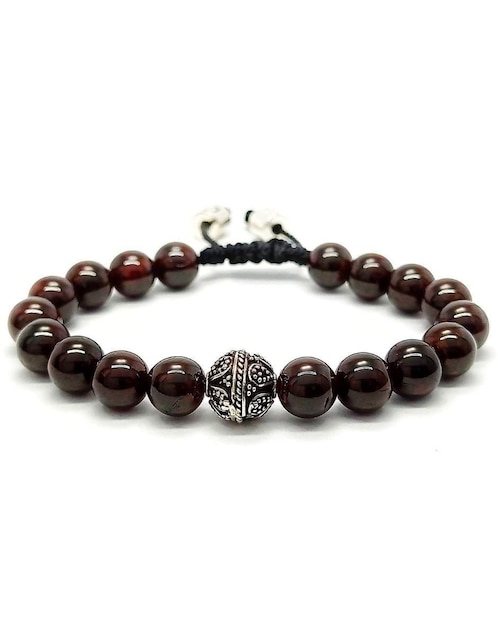 Pulsera Caos de plata acabado brillante
