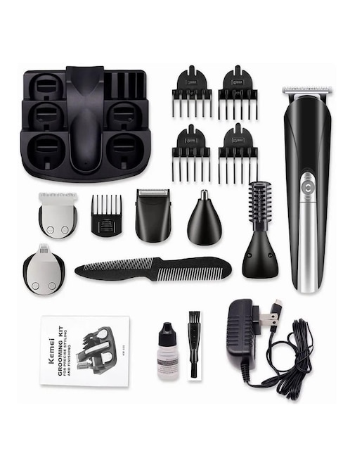 Recortadora para cabello, barba y cuerpo Kemei