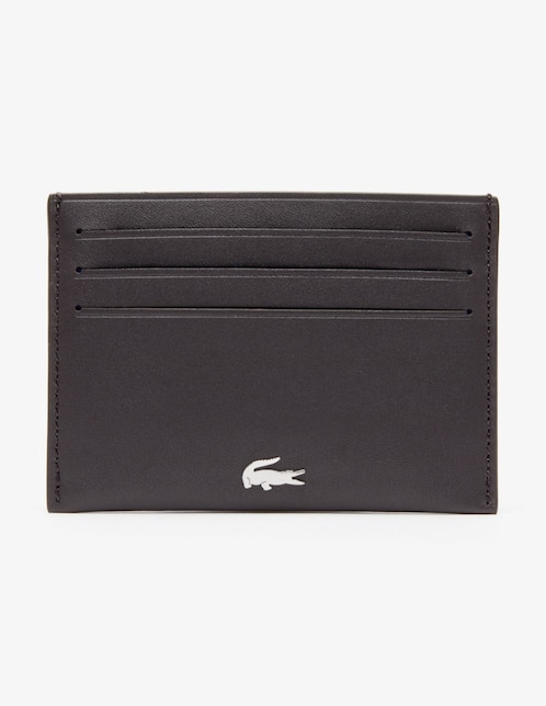 Tarjetero de piel para hombre