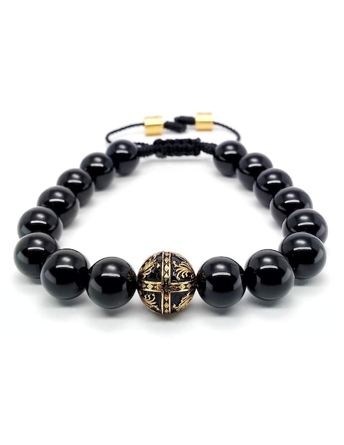 Pulsera de plata Baalam con acabado baño de oro
