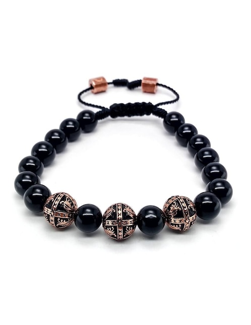 Pulsera Caos de plata Baalam con acabado baño de oro