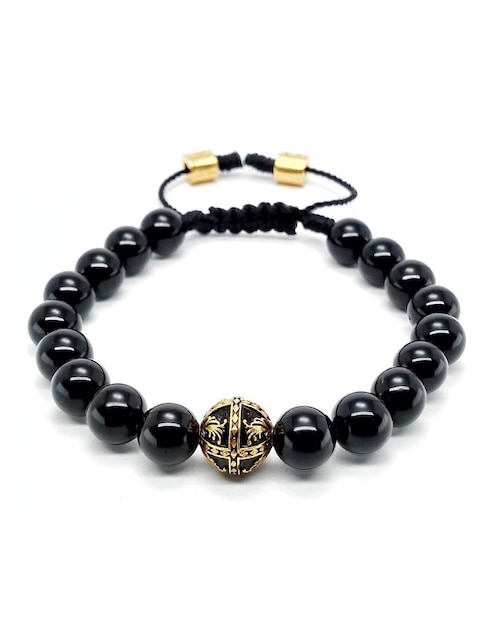 Pulsera Caos de plata Baalam con acabado baño de oro