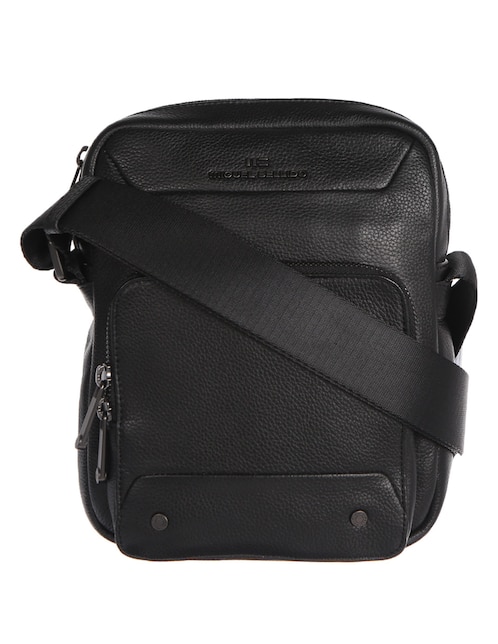 Bolsa messenger de piel para hombre 1