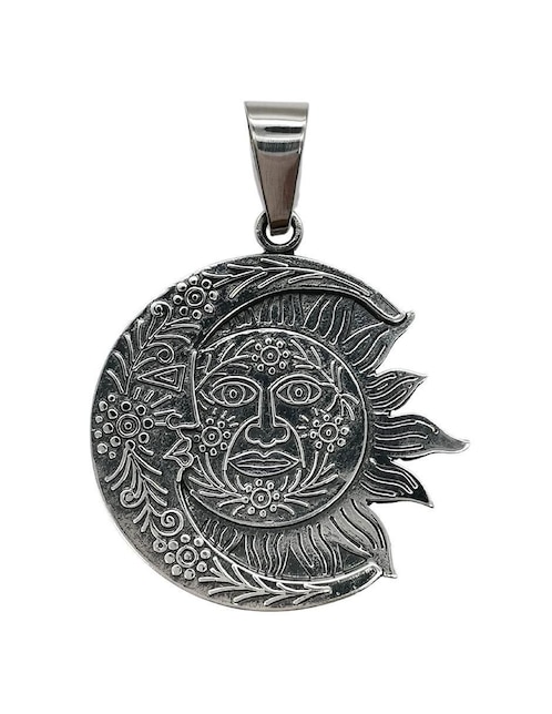 Dije redondo Vadalú Plata misticismo universal de plata P 925