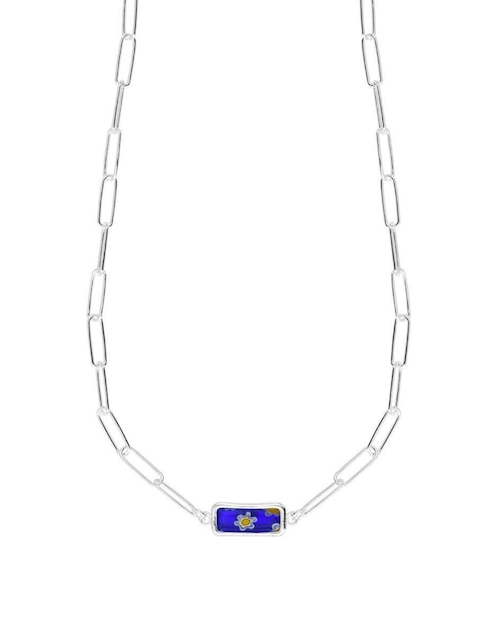 Collar Clio Blue de plata P 925