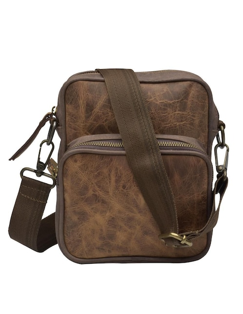 Bolsa messenger Hj Hinojosa de cuero unisex