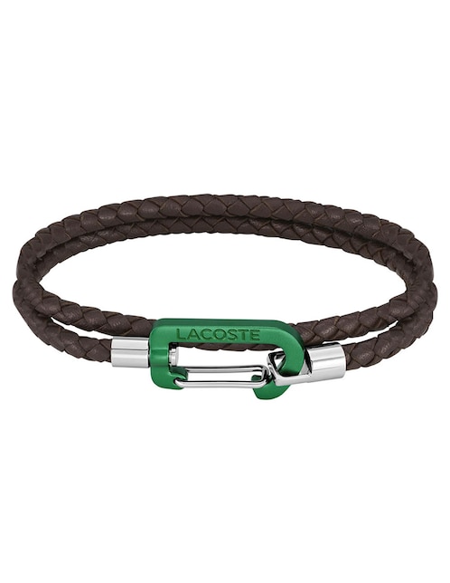 Brazalete Lacoste Matt con acabado brillante