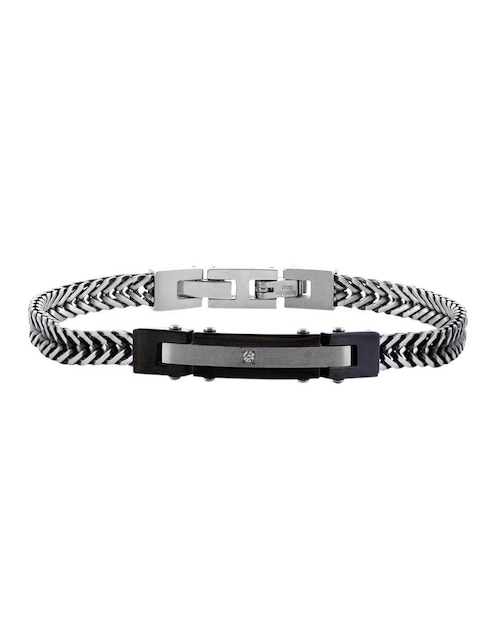 Pulsera kpenko "de" acero inoxidable sin kilataje essential steel "con acabado" mate