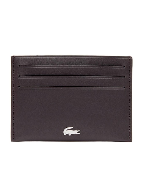 Tarjetero Lacoste de piel para hombre