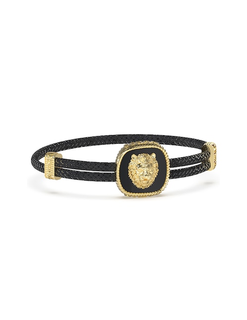 Brazalete Guess Lion King con acabado esmaltado