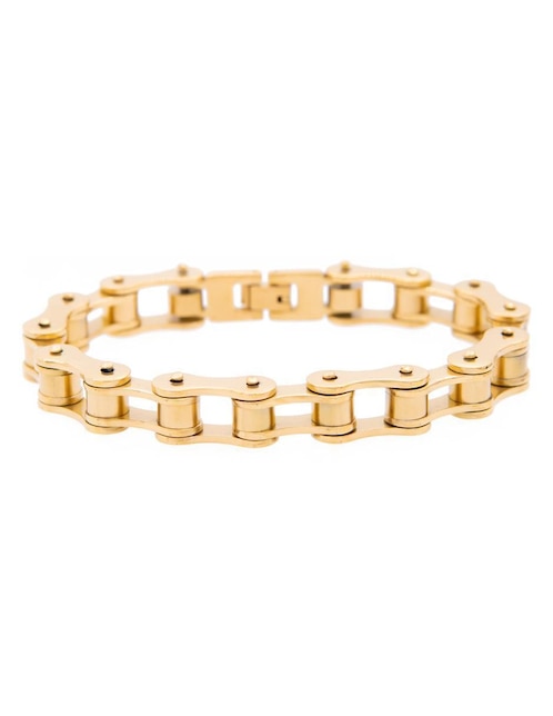 Pulsera Boscaini Estilo Cadena De Bicicleta con acabado pulido