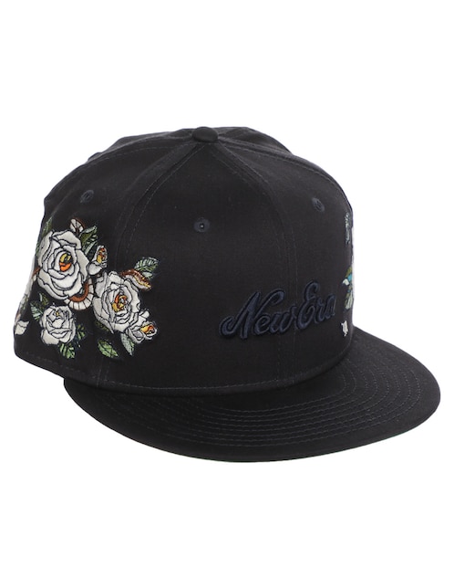 Gorra visera plana cerrada New Era Flower Icon para adulto