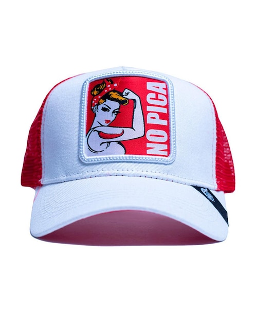 Gorra con visera curva casual Pook Frase No pica