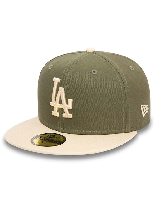 Gorra visera plana cerrada New Era Color Block MLB Los Angeles Dodgers unisex