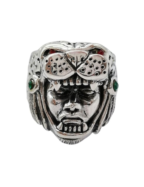 Anillo de guerrero jaguar Vadalú Plata Guerreo Jaguar P 925 de plata pulido