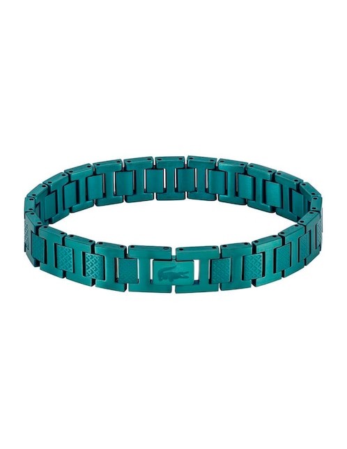 Brazalete Lacoste Metropole con acabado brillante