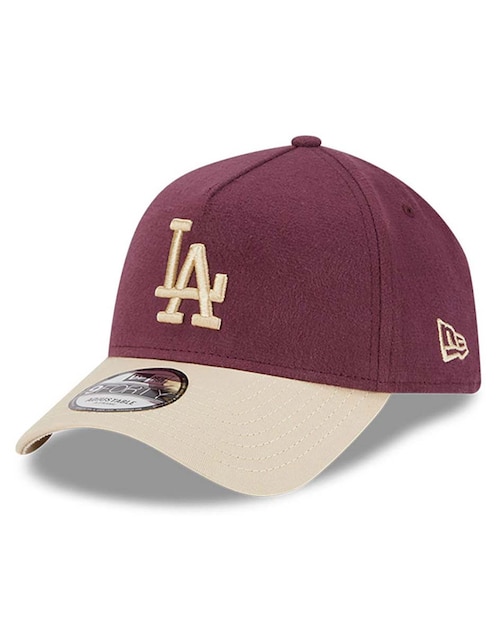 Gorra visera curva correa ajustable New Era Moleskin Crown MLB Los Angeles Dodgers adulto