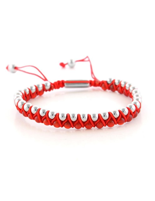 Pulsera kpenko "de" acero inoxidable sin kilataje earth sphere "con acabado" brillante