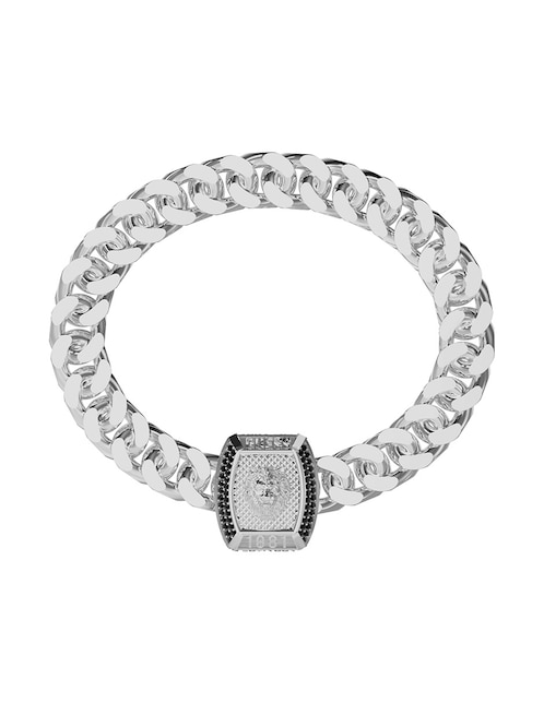 Brazalete Guess Lion King con acabado pulido