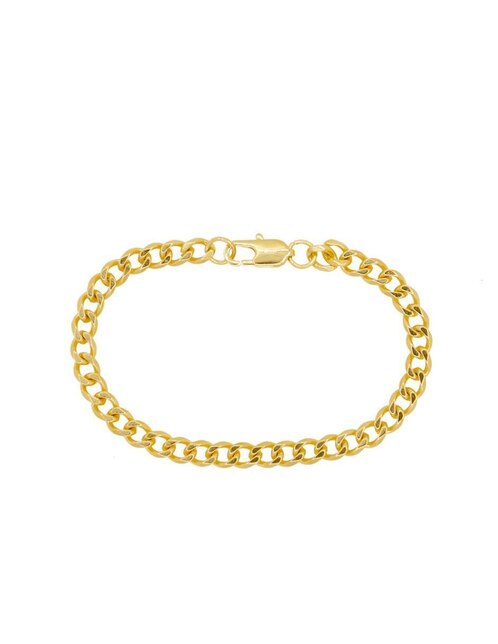Pulsera Boscaini con acabado chapa de oro