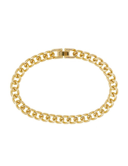 Pulsera Boscaini con acabado chapa de oro