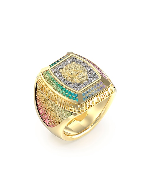 Anillo Guess Lion King León zirconia brillante
