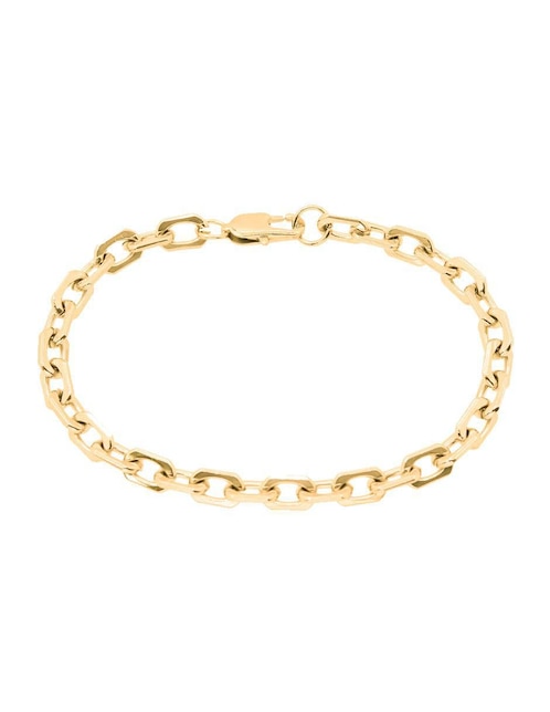 Pulsera con acabado chapa de oro