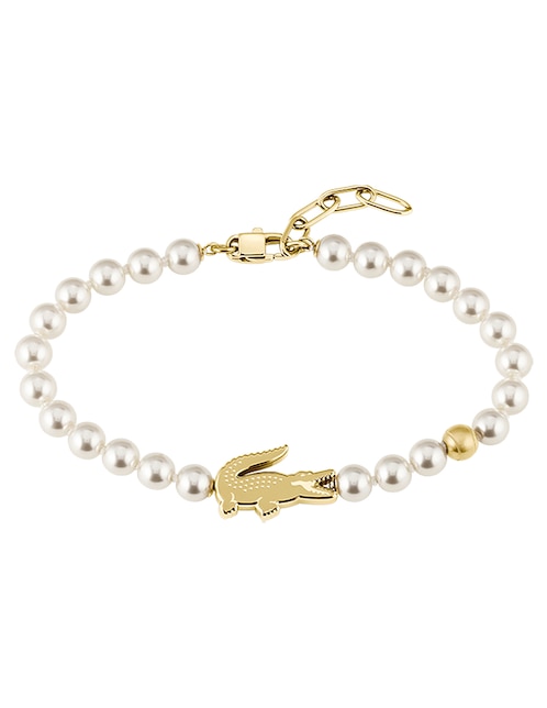 Brazalete Lacoste Matchpoint con acabado brillante
