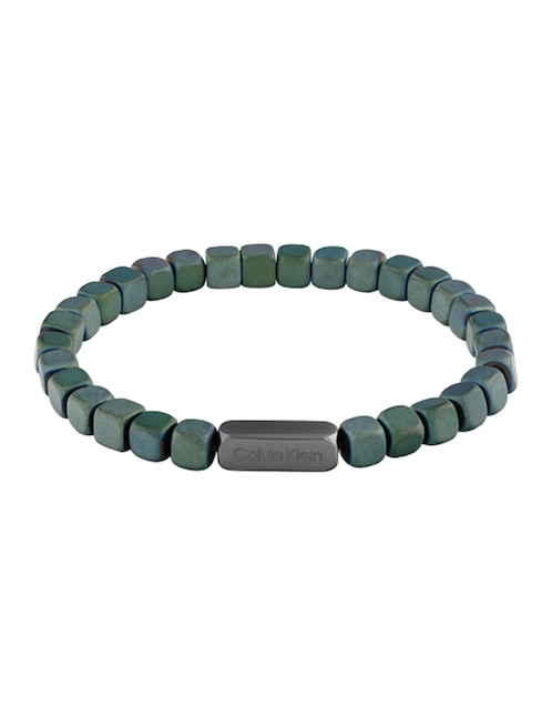 Brazalete Calvin Klein Modern Square con acabado mate