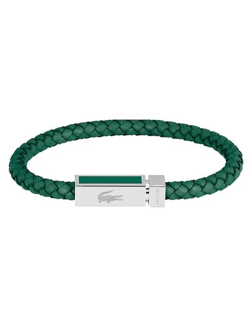 Brazalete Lacoste Rockel con acabado brillante