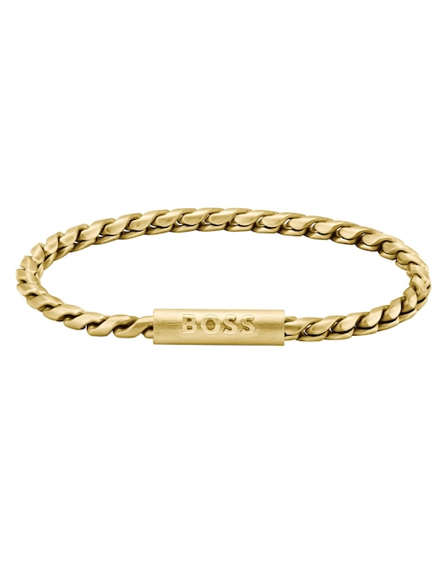 BOSS Brazalete Hugo Boss Doran con acabado brillante