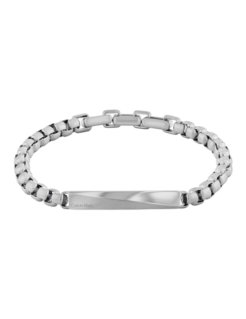 Brazalete Calvin Klein Iconic Id con acabado brillante
