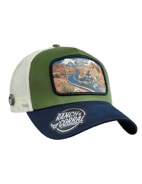 Gorra visera semicurva broche Ranch & Corral unisex