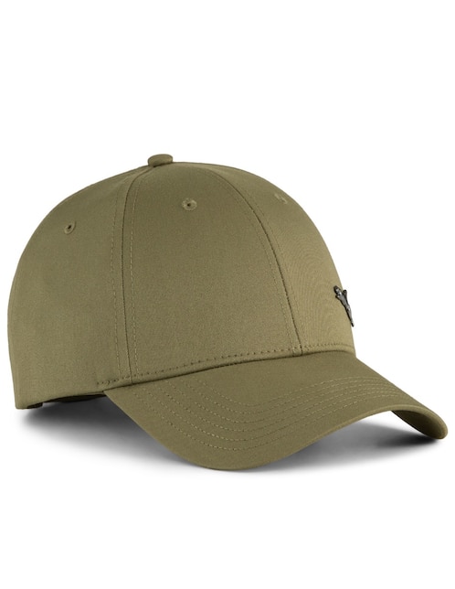 Gorra con visera curva velcro entrenamiento Puma Ess Metal unisex