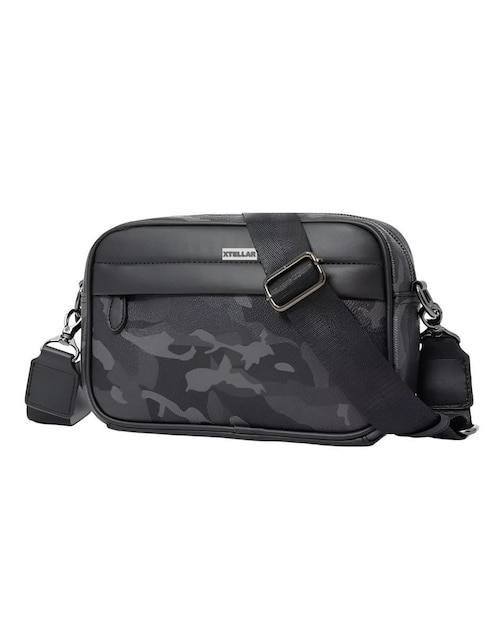 Bolsa bandolera Xtellar de cuero para hombre