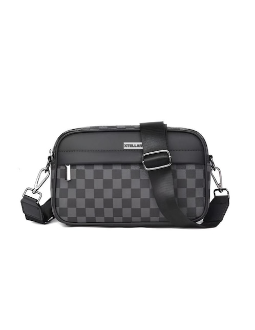 Bolsa bandolera Xtellar de cuero para hombre