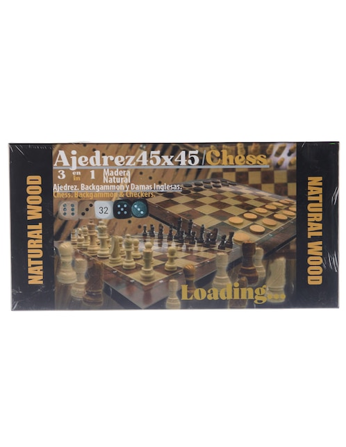 Ajedrez de madera 1