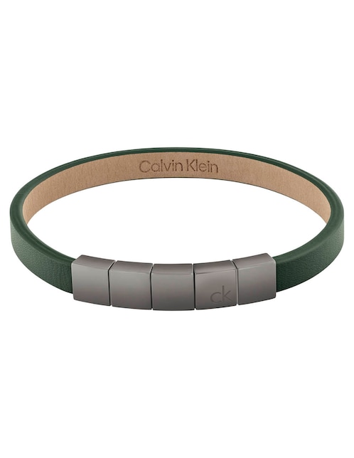 Brazalete Calvin Klein Minimalistic Squares con acabado brillante