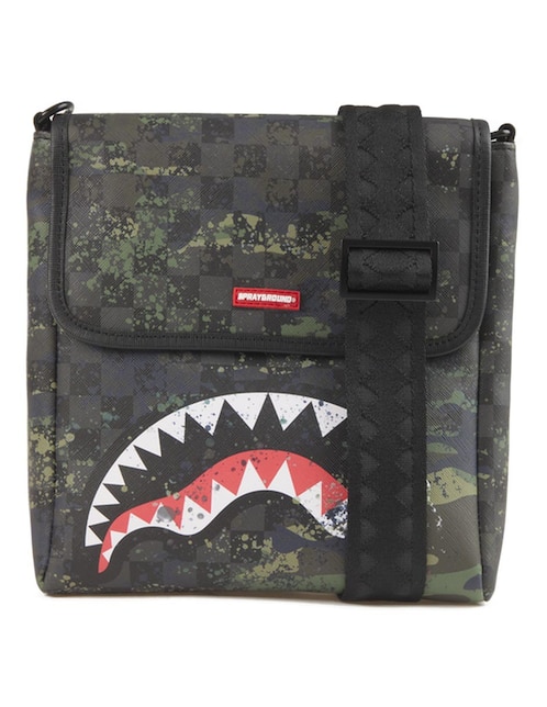 Bolsa messenger Camo Splash Shark Speeder para hombre 1