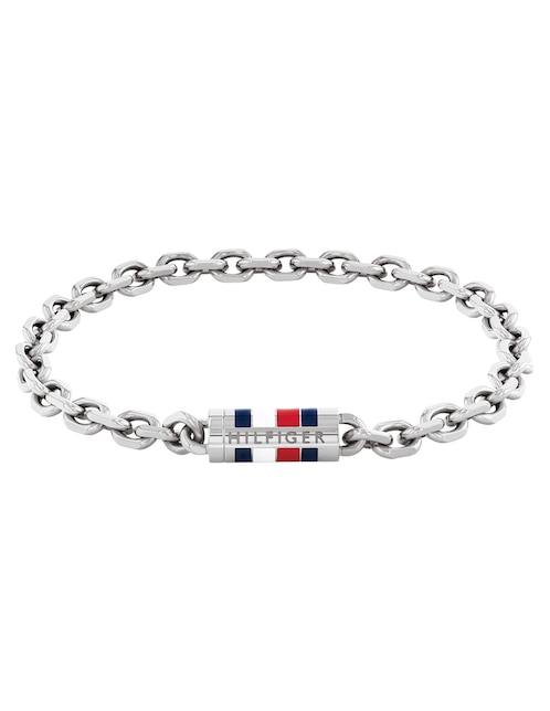 Brazalete Tommy Hilfiger Bruce chain con acabado brillante