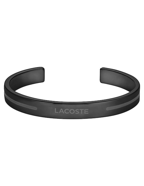 Brazalete Lacoste Adventurer con acabado mate