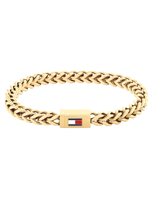 Pulsera Tommy Hilfiger Braided Metal Bracelets con acabado brillante