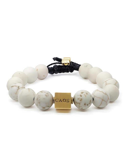 Pulsera Caos Pompeya con acabado chapa de oro 18K